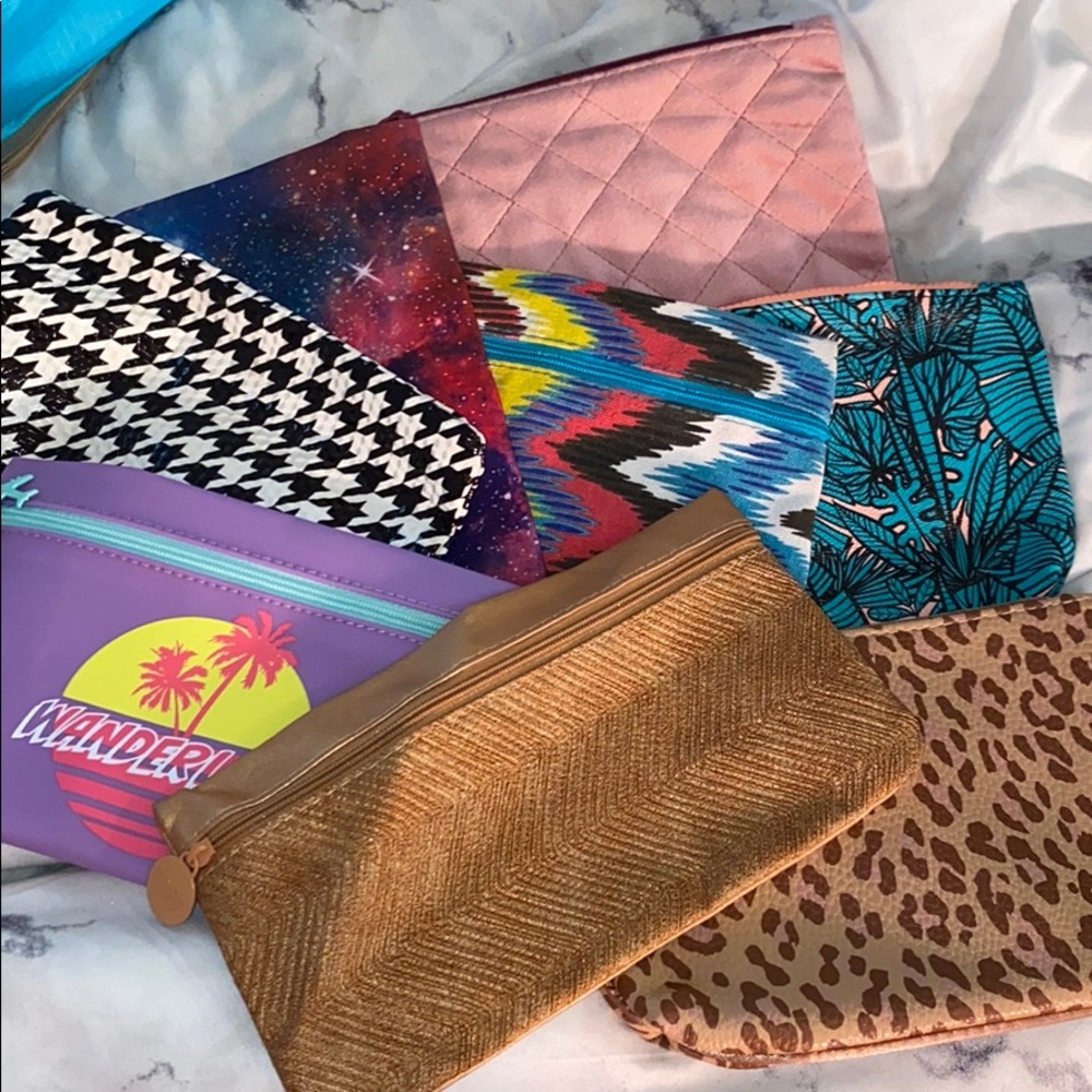 7 Individual Ipsy Makeup Bags